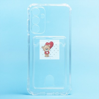 Чехол-накладка для Samsung Galaxy A25 5G (прозрачный) - SC276 с картхолдером Чехол-накладка для Samsung Galaxy A25 5G (прозрачный) - SC276 с картхолдером