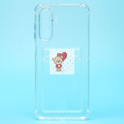 Чехол-накладка для Samsung Galaxy A26 5G (прозрачный) - SC276 с картхолдером