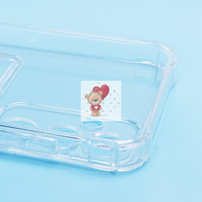 Чехол-накладка для Samsung Galaxy A35 (прозрачный) - SC276 с картхолдером Чехол-накладка для Samsung Galaxy A35 (прозрачный) - SC276 с картхолдером