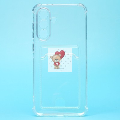 Чехол-накладка для Samsung Galaxy A36 5G (прозрачный) - SC276 с картхолдером Чехол-накладка для Samsung Galaxy A36 5G (прозрачный) - SC276 с картхолдером