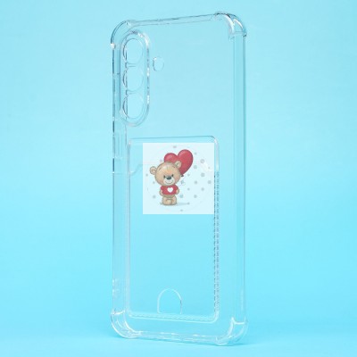 Чехол-накладка для Samsung Galaxy A36 5G (прозрачный) - SC276 с картхолдером Чехол-накладка для Samsung Galaxy A36 5G (прозрачный) - SC276 с картхолдером