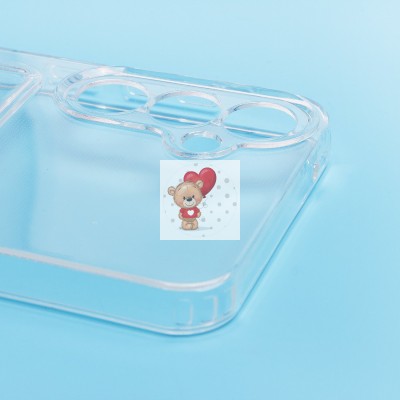 Чехол-накладка для Samsung Galaxy A55 (прозрачный) - SC276 с картхолдером