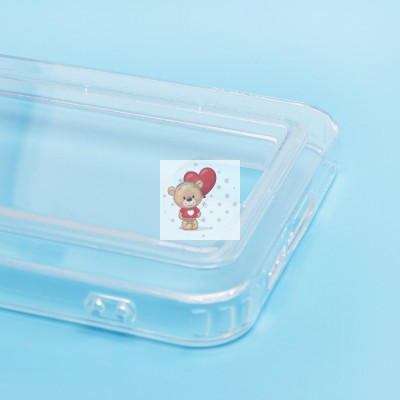 Чехол-накладка для Samsung Galaxy A55 (прозрачный) - SC276 с картхолдером