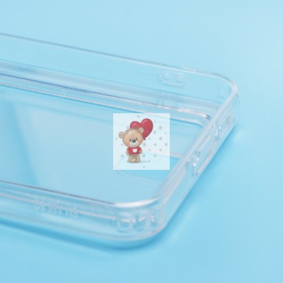 Чехол-накладка для Samsung Galaxy A55 (прозрачный) - SC276 с картхолдером