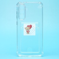 Чехол-накладка для Samsung Galaxy A56 5G (прозрачный) - SC276 с картхолдером Чехол-накладка для Samsung Galaxy A56 5G (прозрачный) - SC276 с картхолдером