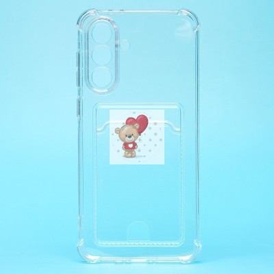 Чехол-накладка для Samsung Galaxy A56 5G (прозрачный) - SC276 с картхолдером Чехол-накладка для Samsung Galaxy A56 5G (прозрачный) - SC276 с картхолдером