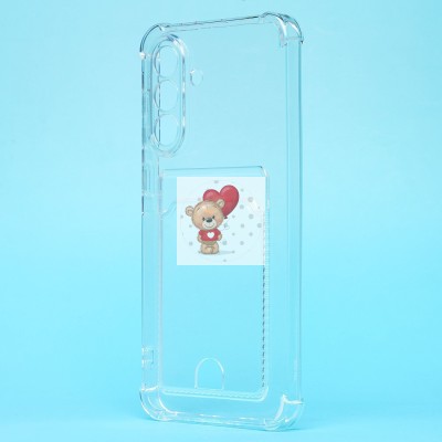 Чехол-накладка для Samsung Galaxy A56 5G (прозрачный) - SC276 с картхолдером Чехол-накладка для Samsung Galaxy A56 5G (прозрачный) - SC276 с картхолдером