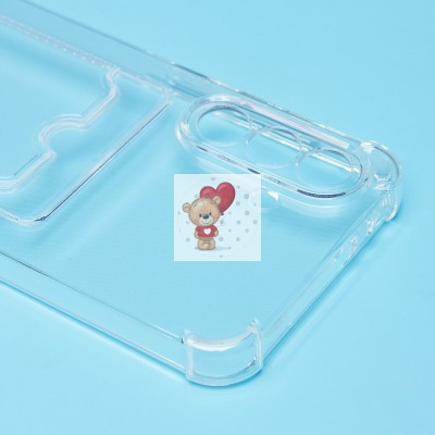 Чехол-накладка для Samsung Galaxy A56 5G (прозрачный) - SC276 с картхолдером Чехол-накладка для Samsung Galaxy A56 5G (прозрачный) - SC276 с картхолдером