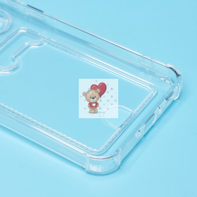 Чехол-накладка для Samsung Galaxy A56 5G (прозрачный) - SC276 с картхолдером Чехол-накладка для Samsung Galaxy A56 5G (прозрачный) - SC276 с картхолдером