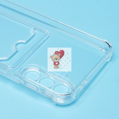 Чехол-накладка для Samsung Galaxy A56 5G (прозрачный) - SC276 с картхолдером Чехол-накладка для Samsung Galaxy A56 5G (прозрачный) - SC276 с картхолдером