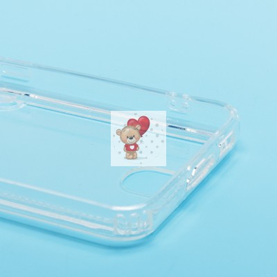 Чехол-накладка для Samsung Galaxy S23 (прозрачный) - SC276 с картхолдером