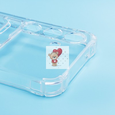 Чехол-накладка для Samsung Galaxy S24 (прозрачный) - SC276 с картхолдером