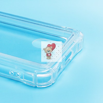 Чехол-накладка для Samsung Galaxy S24 (прозрачный) - SC276 с картхолдером