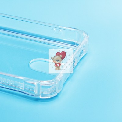 Чехол-накладка для Samsung Galaxy S24 (прозрачный) - SC276 с картхолдером