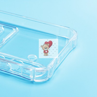 Чехол-накладка для Samsung Galaxy S24+ (прозрачный) - SC276 с картхолдером