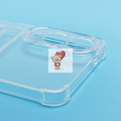 Чехол-накладка для Samsung Galaxy S25 Edge (прозрачный) - SC276 с картхолдером