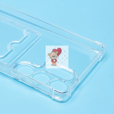 Чехол-накладка для Samsung Galaxy S25 Ultra (прозрачный) - SC276 с картхолдером Чехол-накладка для Samsung Galaxy S25 Ultra (прозрачный) - SC276 с картхолдером