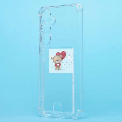 Чехол-накладка для Samsung Galaxy S25+ (прозрачный) - SC276 с картхолдером Чехол-накладка для Samsung Galaxy S25+ (прозрачный) - SC276 с картхолдером