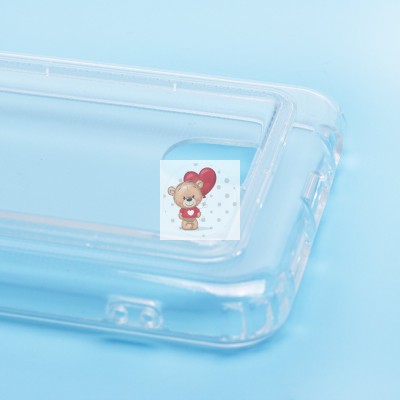 Чехол-накладка для Samsung A045 Galaxy A04 (прозрачный) - SC276 с картхолдером