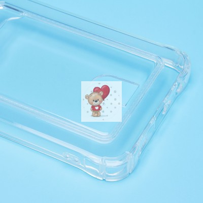 Чехол-накладка для Samsung A055 Galaxy A05 (прозрачный) - SC276 с картхолдером