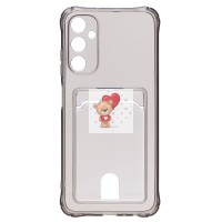 Чехол-накладка для Samsung A057 Galaxy A05s (черный) - SC276 с картхолдером