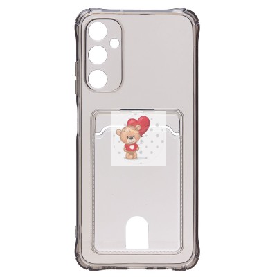 Чехол-накладка для Samsung A057 Galaxy A05s (черный) - SC276 с картхолдером Чехол-накладка для Samsung A057 Galaxy A05s (черный) - SC276 с картхолдером