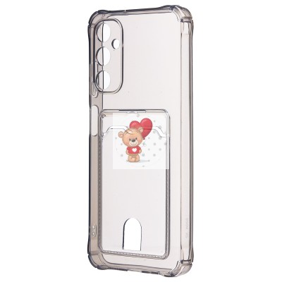 Чехол-накладка для Samsung A057 Galaxy A05s (черный) - SC276 с картхолдером