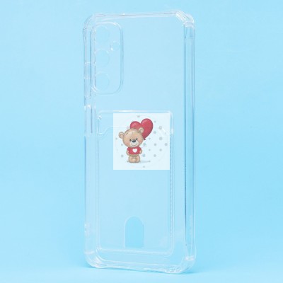 Чехол-накладка для Samsung A057 Galaxy A05s (прозрачный) - SC276 с картхолдером Чехол-накладка для Samsung A057 Galaxy A05s (прозрачный) - SC276 с картхолдером