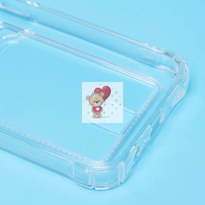 Чехол-накладка для Samsung A145 Galaxy A14 4G (прозрачный) - SC276 с картхолдером