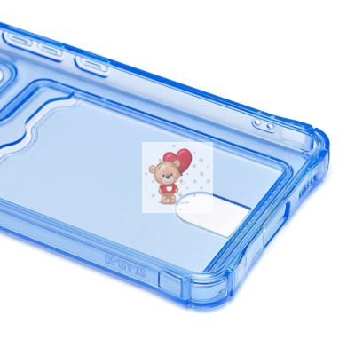 Чехол-накладка для Samsung A536 Galaxy A53 5G (синий) - SC276 с картхолдером