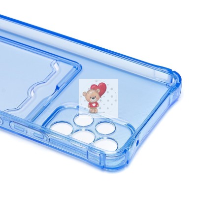 Чехол-накладка для Samsung A536 Galaxy A53 5G (синий) - SC276 с картхолдером