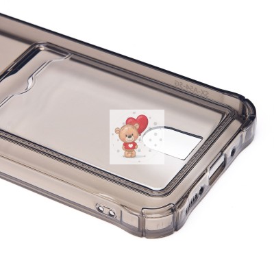 Чехол-накладка для Samsung A546 Galaxy A54 (черный) - SC276 с картхолдером