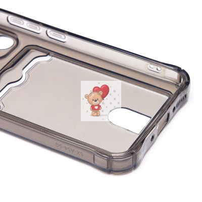 Чехол-накладка для Samsung A546 Galaxy A54 (черный) - SC276 с картхолдером