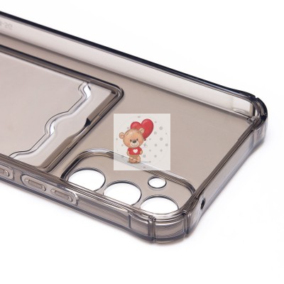 Чехол-накладка для Samsung A546 Galaxy A54 (черный) - SC276 с картхолдером