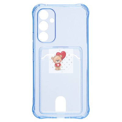 Чехол-накладка для Samsung A546 Galaxy A54 (синий) - SC276 с картхолдером Чехол-накладка для Samsung A546 Galaxy A54 (синий) - SC276 с картхолдером