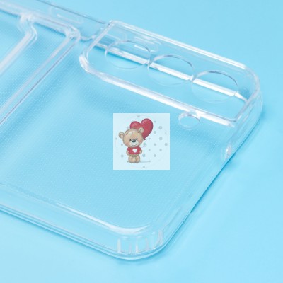 Чехол-накладка для Samsung S906 Galaxy S22+ (прозрачный) - SC276 с картхолдером Чехол-накладка для Samsung S906 Galaxy S22+ (прозрачный) - SC276 с картхолдером