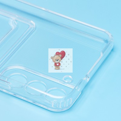 Чехол-накладка для Samsung S906 Galaxy S22+ (прозрачный) - SC276 с картхолдером Чехол-накладка для Samsung S906 Galaxy S22+ (прозрачный) - SC276 с картхолдером