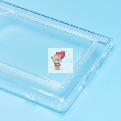 Чехол-накладка для Samsung S908 Galaxy S22 Ultra (прозрачный) - SC276 с картхолдером