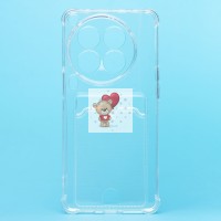 Чехол-накладка для Tecno Camon 30 Premier 5G (прозрачный) - SC276 с картхолдером Чехол-накладка для Tecno Camon 30 Premier 5G (прозрачный) - SC276 с картхолдером