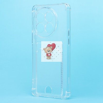 Чехол-накладка для Tecno Camon 30 Premier 5G (прозрачный) - SC276 с картхолдером Чехол-накладка для Tecno Camon 30 Premier 5G (прозрачный) - SC276 с картхолдером