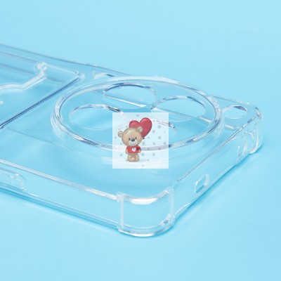 Чехол-накладка для Tecno Camon 30 Premier 5G (прозрачный) - SC276 с картхолдером Чехол-накладка для Tecno Camon 30 Premier 5G (прозрачный) - SC276 с картхолдером