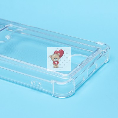 Чехол-накладка для Tecno Camon 30 Premier 5G (прозрачный) - SC276 с картхолдером Чехол-накладка для Tecno Camon 30 Premier 5G (прозрачный) - SC276 с картхолдером