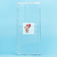 Чехол-накладка для Tecno Camon 40 4G (прозрачный) - SC276 с картхолдером