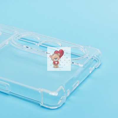 Чехол-накладка для Tecno Camon 40 4G (прозрачный) - SC276 с картхолдером