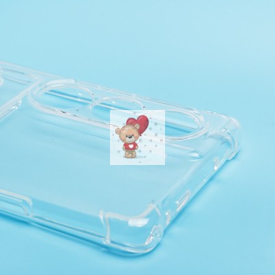 Чехол-накладка для Tecno Camon 40 Pro 4G (прозрачный) - SC276 с картхолдером