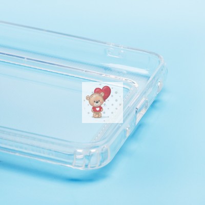 Чехол-накладка для Tecno Pova 2 (прозрачный) - SC276 с картхолдером