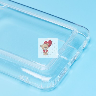 Чехол-накладка для Tecno Pova 3 (прозрачный) - SC276 с картхолдером Чехол-накладка для Tecno Pova 3 (прозрачный) - SC276 с картхолдером