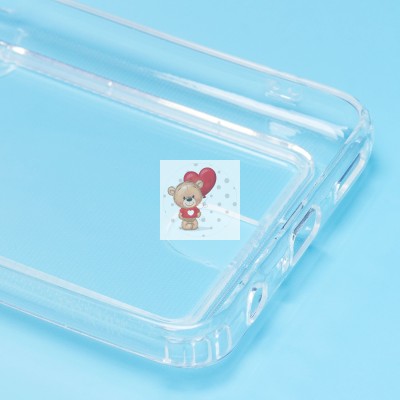 Чехол-накладка для Tecno Pova 3 (прозрачный) - SC276 с картхолдером Чехол-накладка для Tecno Pova 3 (прозрачный) - SC276 с картхолдером