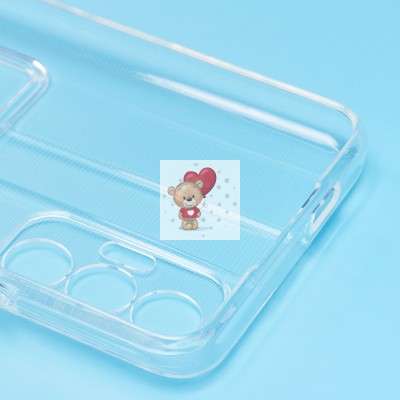 Чехол-накладка для Tecno Pova 3 (прозрачный) - SC276 с картхолдером Чехол-накладка для Tecno Pova 3 (прозрачный) - SC276 с картхолдером