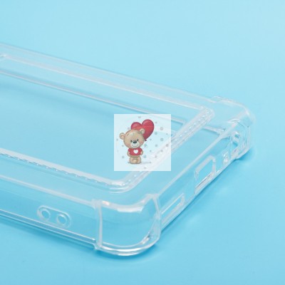 Чехол-накладка для Tecno Pova 7 4G (прозрачный) - SC276 с картхолдером